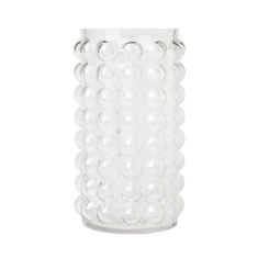 BHS Medium Bobble Glass Vase - Clear BHS Medium Bobble Glass Vase - Clear