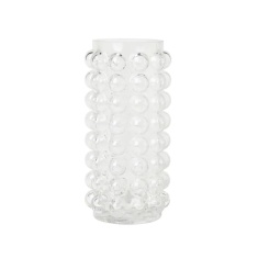 BHS Small Bobble Glass Vase - Clear BHS Small Bobble Glass Vase - Clear