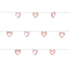 BHS Glow LED Love Heart String Lights - Pink BHS Glow LED Love Heart String Lights - Pink