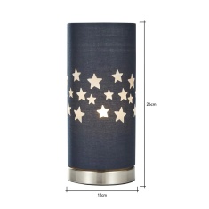 BHS Glow Stars Table Lamp - Navy