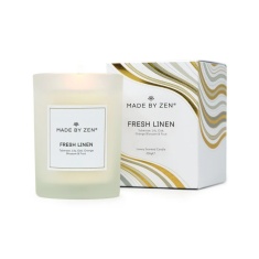 Made By Zen Fresh Linen Signature Scented Candle - 250g Made By Zen Fresh Linen Signature Scented Candle - 250g