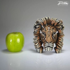Edge Lion Bust Miniature Sculpture