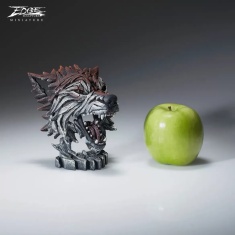 Edge Wolf Bust Miniature Sculpture