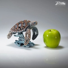 Edge Sea Turtle Miniature Sculpture