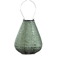 Lumiz Tulip Solar Lantern - 20cm - Bazaar - Sage Green Lumiz Tulip Solar Lantern - 20cm - Bazaar - Sage Green