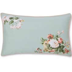 Laura Ashley Rosemore Standard Pillowcase Pair - Sage