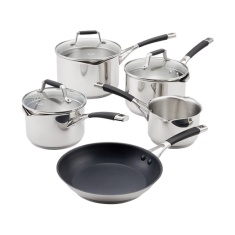 Stellar Induction 5 Piece Draining Pan Set Stellar Induction 5 Piece Draining Pan Set