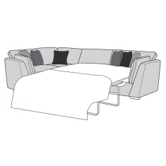 Phoebe 4 Seater Corner Sofa With Bed Phoebe 4 Seater Corner Sofa With Bed