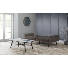 Julian Bowen Afina Sofa Bed - Grey Velvet