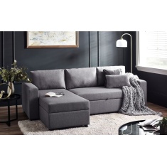 Julian Bowen Angel Sofa Bed With Storage - Light Grey Julian Bowen Angel Sofa Bed With Storage - Light Grey