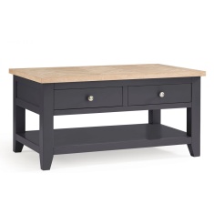 Julian Bowen Bordeaux Coffee Table - Dark Grey