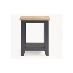 Julian Bowen Bordeaux Lamp Table - Dark Grey