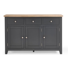 Julian Bowen Bordeaux Sideboard - Dark Grey