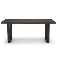 Julian Bowen Brooklyn Dining Table - Dark Oak