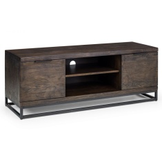 Julian Bowen Brooklyn TV Unit - Dark Oak