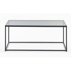 Julian Bowen Chicago Coffee Table - Smoked Glass Julian Bowen Chicago Coffee Table - Smoked Glass