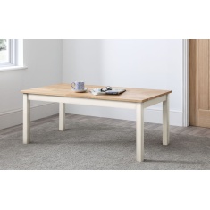 Julian Bowen Coxmoor Coffee Table - Ivory & Oak Julian Bowen Coxmoor Coffee Table - Ivory & Oak