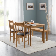 Julian Bowen Coxmoor Rectangular Dining Table - Oak Julian Bowen Coxmoor Rectangular Dining Table - Oak