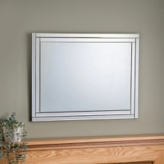 Julian Bowen Deco Frameless Wall Mirror Julian Bowen Deco Frameless Wall Mirror