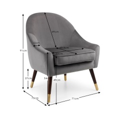 Julian Bowen Elliot Arm Chair Julian Bowen Elliot Arm Chair