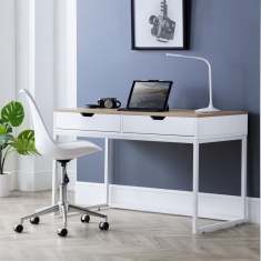 Julian Bowen Erika Office Chair - White/Chrome Julian Bowen Erika Office Chair - White/Chrome