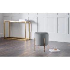 Julian Bowen Harrogate Stool - Grey Julian Bowen Harrogate Stool - Grey