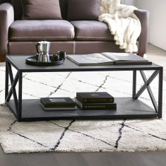 Julian Bowen Lima Coffee Table - Black Ash Julian Bowen Lima Coffee Table - Black Ash