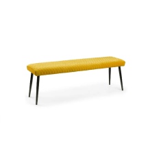 Julian Bowen Luxe Low Bench - Mustard Julian Bowen Luxe Low Bench - Mustard