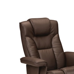 Julian Bowen Malmo Swivel Recliner & Stool Brown Julian Bowen Malmo Swivel Recliner & Stool Brown