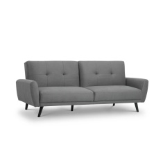 Julian Bowen Monza Fabric Sofa Bed - Grey Julian Bowen Monza Fabric Sofa Bed - Grey