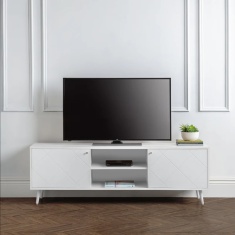 Julian Bowen Moritz TV Unit - White Julian Bowen Moritz TV Unit - White