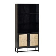 Julian Bowen Padstow Tall Bookcase - Black Julian Bowen Padstow Tall Bookcase - Black