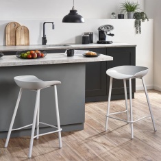Julian Bowen Renzo Bar Stool - Grey Julian Bowen Renzo Bar Stool - Grey