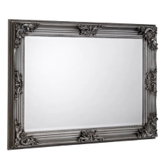Julian Bowen Rococo Wall Mirror - Pewter Julian Bowen Rococo Wall Mirror - Pewter