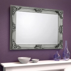 Julian Bowen Rococo Wall Mirror - Pewter Julian Bowen Rococo Wall Mirror - Pewter