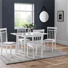 Julian Bowen Rufford Dining Table - White Julian Bowen Rufford Dining Table - White