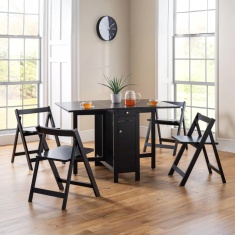 Julian Bowen Savoy Dining Set - Black Julian Bowen Savoy Dining Set - Black