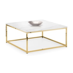 Julian Bowen Scala Square Coffee Table - Gold Julian Bowen Scala Square Coffee Table - Gold