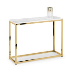 Julian Bowen Scala Console Table - Gold Julian Bowen Scala Console Table - Gold