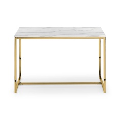 Julian Bowen Scala Dining Table - Gold Julian Bowen Scala Dining Table - Gold