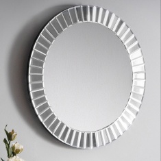Julian Bowen Sonata Small Round Wall Mirror Julian Bowen Sonata Small Round Wall Mirror