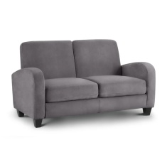 Julian Bowen Vivo 2 Seater Sofa - Dusk Grey Chenille Julian Bowen Vivo 2 Seater Sofa - Dusk Grey Chenille