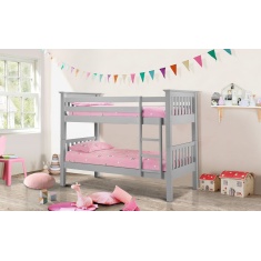 Julian Bowen Barcelona Bunk Bed - Dove Grey Julian Bowen Barcelona Bunk Bed - Dove Grey