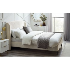 Julian Bowen Eden Boucle Bed - Ivory Julian Bowen Eden Boucle Bed - Ivory
