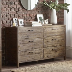 Julian Bowen Heritage 6 Drawer Wide Chest Julian Bowen Heritage 6 Drawer Wide Chest
