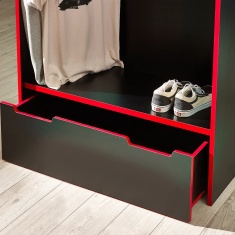 Julian Bowen Impact Gaming Bunk - Black/Red Julian Bowen Impact Gaming Bunk - Black/Red