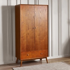 Julian Bowen Lowry 2 Door 1 Drawer Wardrobe Julian Bowen Lowry 2 Door 1 Drawer Wardrobe