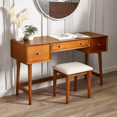 Julian Bowen Lowry Dressing Table & Stool Set Julian Bowen Lowry Dressing Table & Stool Set