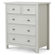 Julian Bowen Maine 3 + 2 Drawer Chest - Dove Grey Julian Bowen Maine 3 + 2 Drawer Chest - Dove Grey