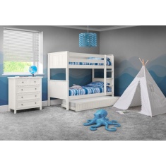 Julian Bowen Maine Bunk Bed - Surf White Julian Bowen Maine Bunk Bed - Surf White